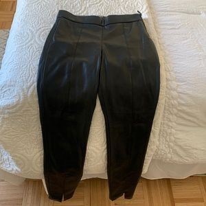 ZARA LEATHER SKINNY PANTS SIZE SMALL